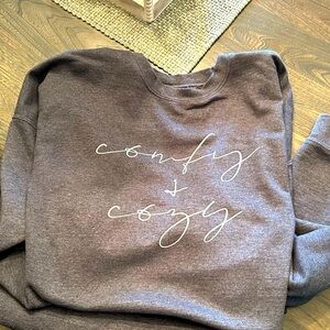 Comfy & Cozy Women's Gray Sweatshirt